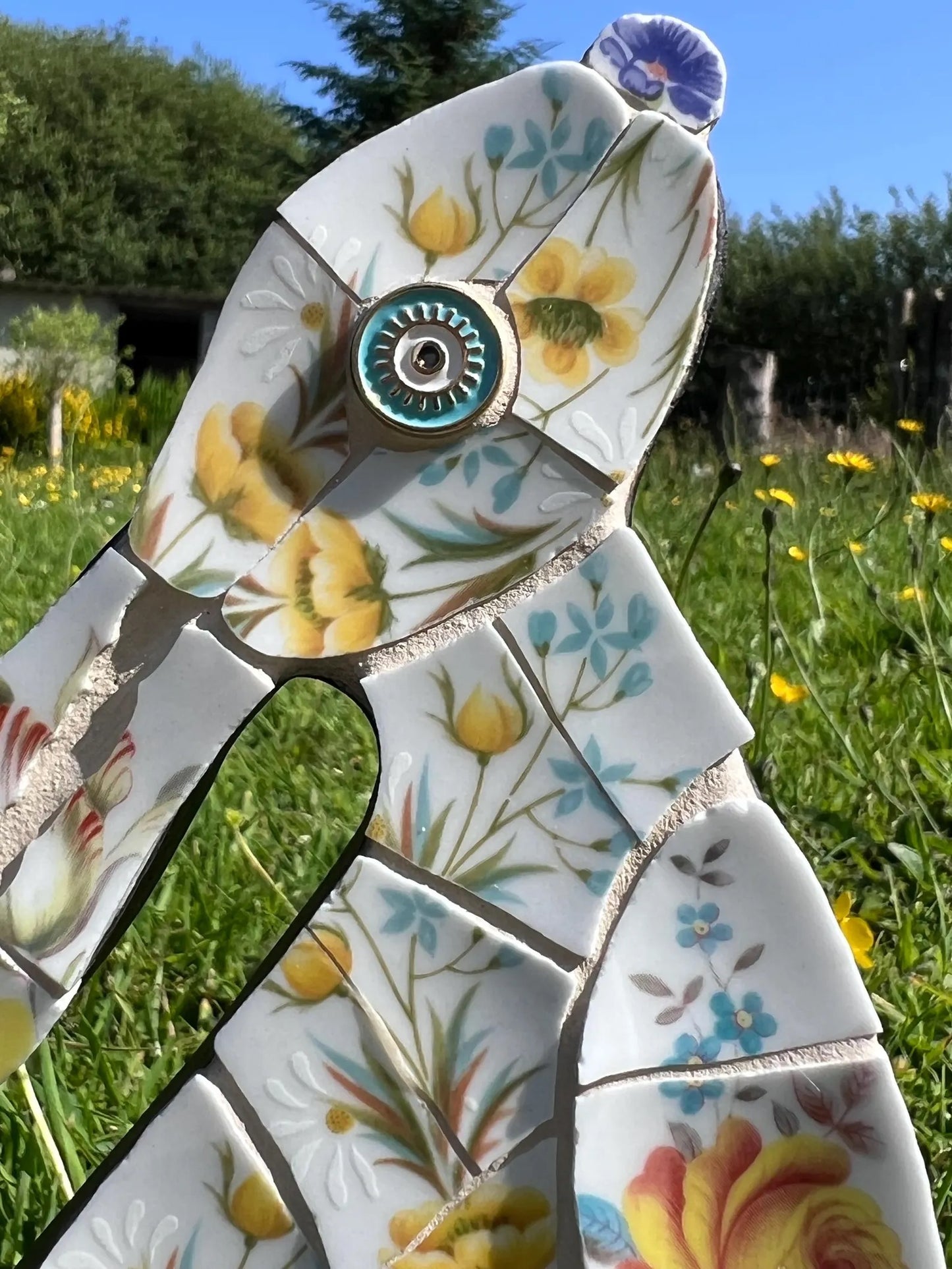 Mosaic Moon Gazing Hare