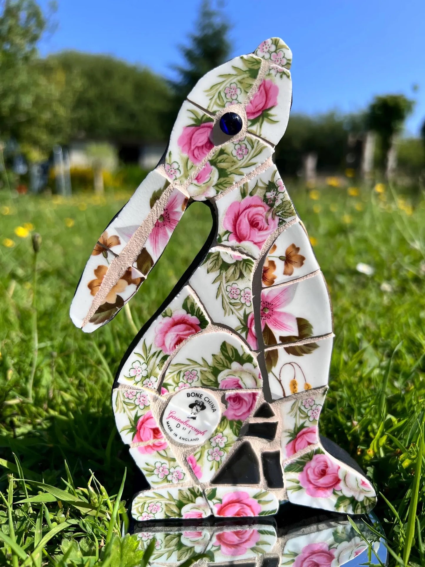 Mosaic Moon Gazing Hare