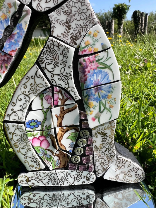 Mosaic Moon Gazing Hare
