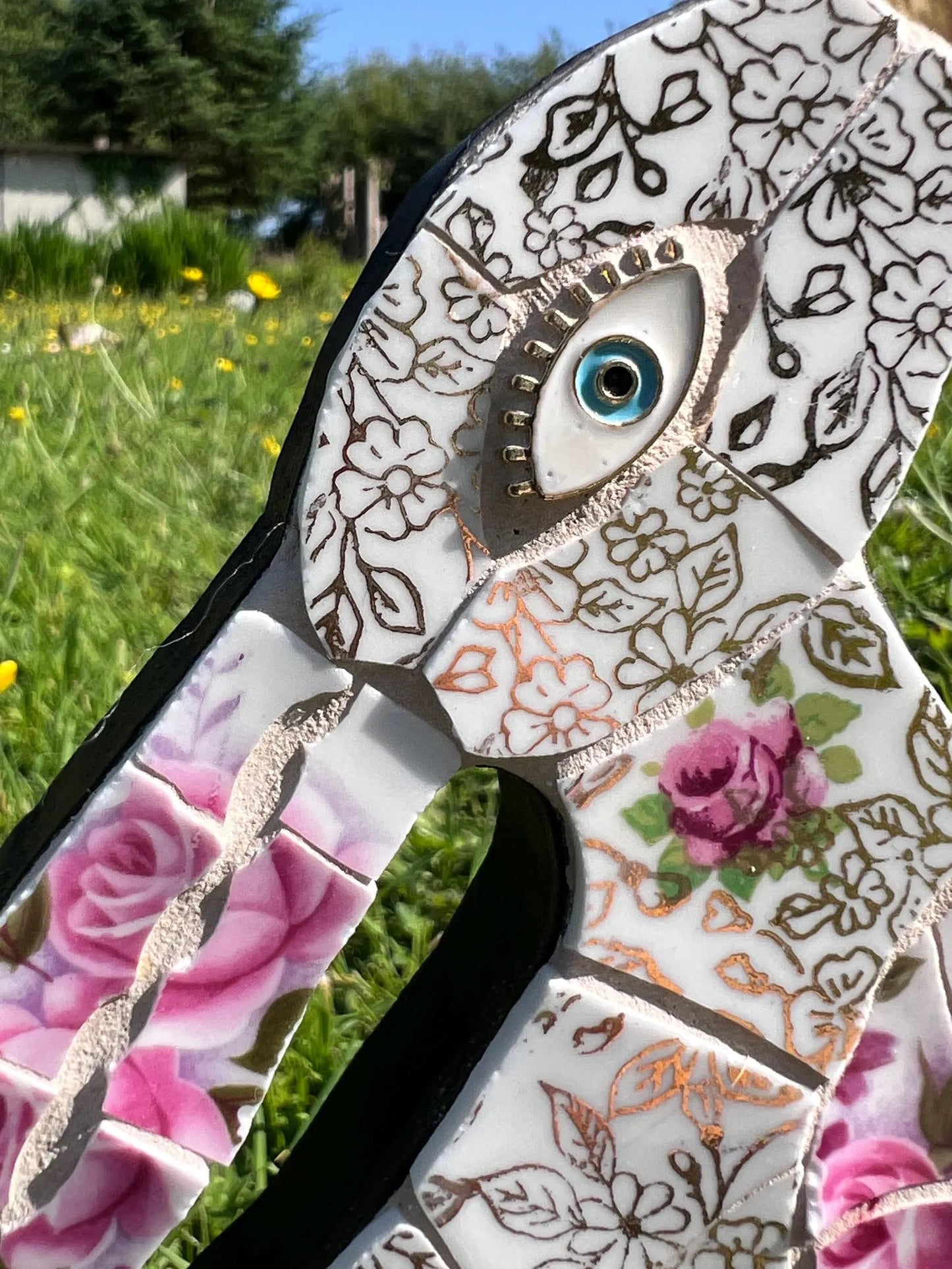 Mosaic Moon Gazing Hare