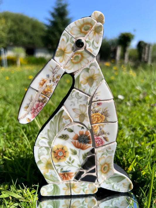Mosaic Moon Gazing Hare