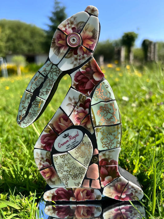 Mosaic Moon Gazing Hare