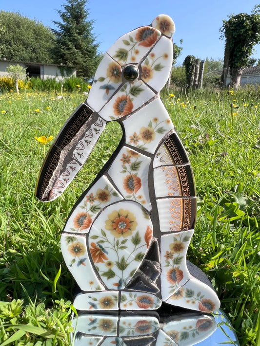 Mosaic Moon Gazing Hare