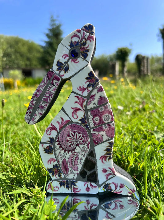 Mosaic Moon Gazing Hare