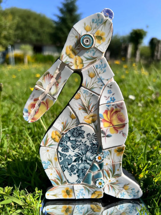 Mosaic Moon Gazing Hare